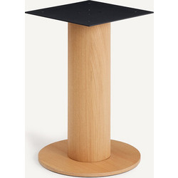 Βάση τραπεζιού με επένδυση δρυς Μ50xΠ50xΥ73cm