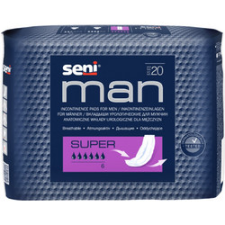 Seni Man Super Επιθέματα Ακράτειας 6 Σταγόνες 20τμχ