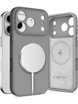 Tech-Protect Silicone MagSafe Case Dark Grey (iPhone 18 Pro Max / 17 Pro Max)