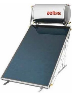 Ecotherm Aelios Ηλιακός Θερμοσίφωνας 200lt 2.6m² Glass Διπλής Ενέργειας