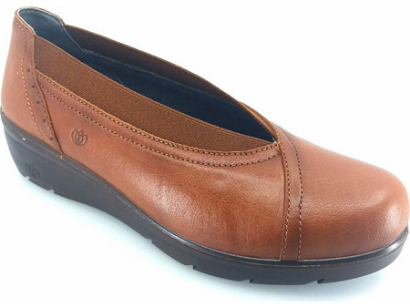 Laura Azana 26843 (ταμπα δέρμα) comfort wedge pumps