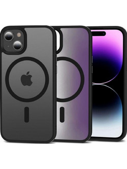 Bodycell MagSafe Back Cover Matte Black (iPhone 15)
