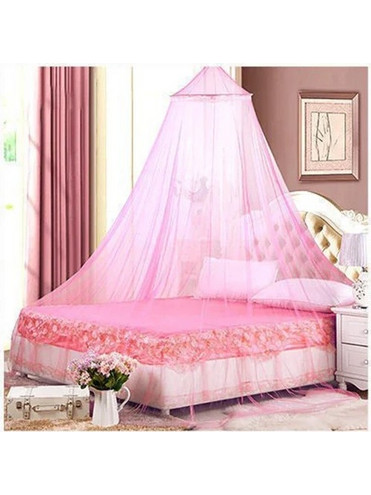 Κουνουπιέρα με Θόλο για Διπλό Κρεβάτι 60x260x800cm Ροζ P1014