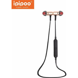 Ipipoo iL97BL Ακουστικά Bluetooth In Ear Ανθεκτικά στο Νερό Rose Gold