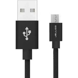Καλώδιο δεδομένων και φόρτισης Micro USB Jellico GS-10 IPHONE, σε μαύρο χρώμα