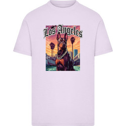 Los Angeles Dog Tee lilac
