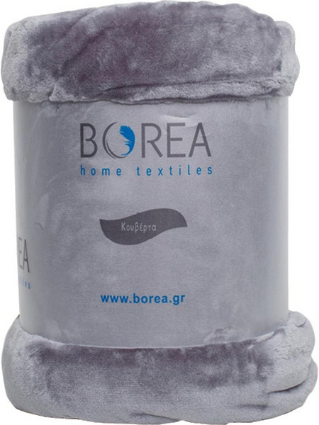 Κουβέρτα Μονόχρωμη K-4 Μονή Γκρι Borea