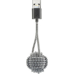 Native Union Braided Keychain USB to Lightning Cable Zebra 0.165m (KEY-L-ZEB)