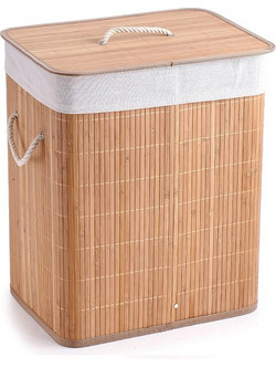 Καλάθι απλύτων bamboo 41*31*56εκ