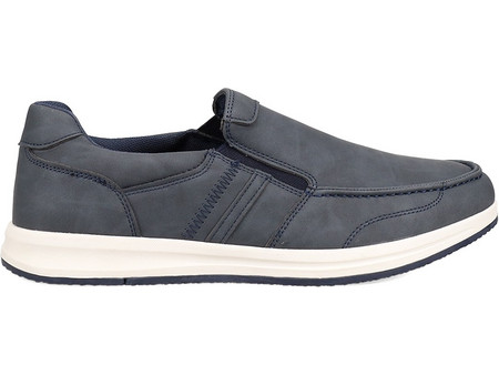 Μπλε ανδρικό loafer