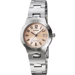Casio Γυναικείο Ρολόι με Ασημί Μεταλλικό Μπρασελέ LTP-1241D-4A3