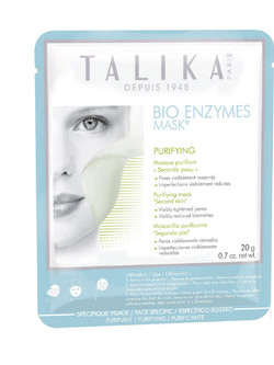 Talika Bio Enzymes Purifying Sheet Μάσκα Προσώπου & Ντεκολτέ για Αντιγήρανση με Αργκάν 20gr