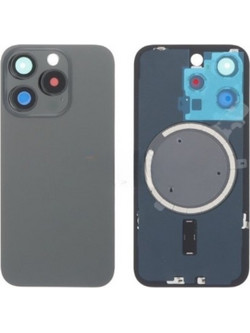 Καπάκι Πίσω Όψης με Μαγνήτη Magsafe για iPhone 15 Pro - Black Titanium