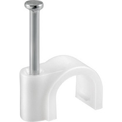 Fixpoint 055-0764 Στερεωτικά Καρφιά (Ρόκα) 10mm Λευκά 100τμχ (17082)
