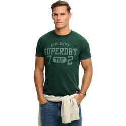 Superdry Ανδρικό Αθλητικό T-Shirt Πράσινο M1012363A-27E