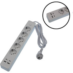 Πολύπριζο Ασφαλείας 4 Θέσεων με 2 USB-A, 2 USB-C & Διακόπτη - Jortan OG2204