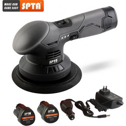 Νέας Γενιάς Έκκεντρος Αλοιφαδόρος SPTA 150mm 12V με Δύο Μπαταρίες 2x2aH & Ρύθμιση Στροφών