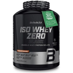 Biotech USA ISO Whey Zero Black Chocolate Πρωτεΐνη Ορού Γάλακτος Γράμμωσης Χωρίς Λακτόζη & Γλουτένη 1.82kg