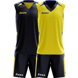 Zeus Kit Jam Εμφάνιση Μπάσκετ Blu/Giallo ZEUS-KIT-JAM-BLU-YEL