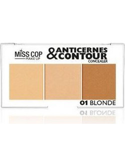 Miss Cop Anticernes & Contour 01 Blonde Concealer Palette