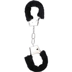 Doc Johnson Ina Bag Fur Handcuffs Black