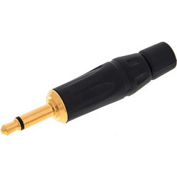 AMPHENOL Βύσμα KM2PB-AU Mini Jack Mono Αρσενικό Μαύρο 3.5mm - AMPHENOL