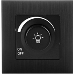 Χωνευτό Dimmer A/R 800W Μαύρο - S106B