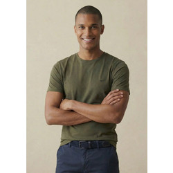 Fynch Hatton Μπλούζα Basic - 9613 1500 719 Dark Khaki
