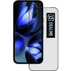 OBAL:Me 5D Glass Screen Protector For Google Pixel 9a Black - (57983125761)