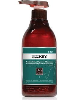 Saryna Key Pure Africa Shea Neutralizing Pigment Σαμπουάν για Προστασία Χρώματος για Βαμμένα Μαλλιά 500ml