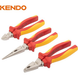 Kendo 85134 Σετ Πένσες Ηλεκτρολόγου 1000V VDE 3TMX