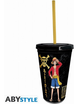 AbyStyle Ποτήρι με Καλαμάκι Luffy & Zoro 470ml