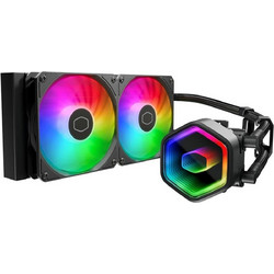 Cooler Master MasterLiquid 240L Core II Black Υδρόψυξη CPU 120mm ARGB για Socket 115x / 1200 / 1700 / 1851 / AM4 / AM5