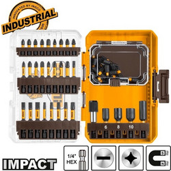 INGCO AKDL25106 Σετ Μύτες Impact και Καρυδάκια 1/4in Hex 51 Τεμ