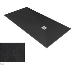 Ντουζιέρα Συνθετική Παραλληλόγραμμη 70x120x2,5 KARAG PIETRA Ardesia 33339KP