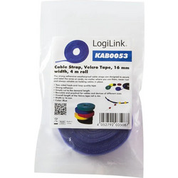 LogiLink Velcro Δεματικό Καλωδίων 400x16mm Μπλε 1τμχ