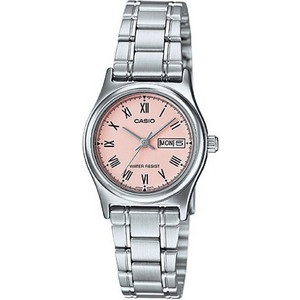 Casio Γυναικείο Ρολόι με Ασημί Μεταλλικό Μπρασελέ LTP-V006D-4B