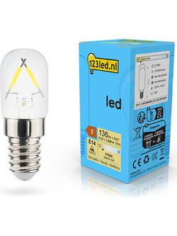 Λάμπα LED 123LED E14 T20 Filament 2700K 136lm 1.5W Warm White