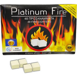Προσάναμμα Platinum Fire - 48 Κύβοι