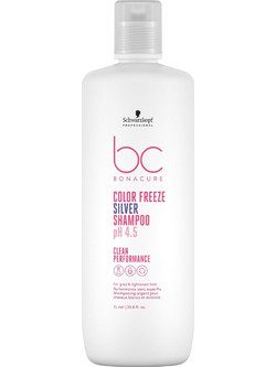 Schwarzkopf BC Bonacure pH 4.5 Color Freeze Silver Micellar Σαμπουάν για Προστασία Χρώματος για Βαμμένα Μαλλιά 1lt