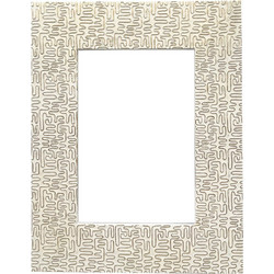 Κορνίζα Opus 034272 13x18cm Off White Γυαλί,Polyresin