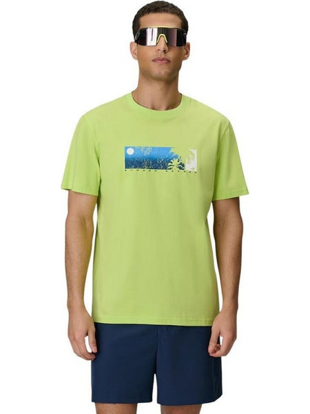 4F Ανδρικό T-shirt 4FWSS26TTSHM3335-42S Πράσινο