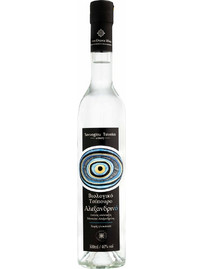 Tsipouro Limnos Organic Double Distillation - Moschato of Alexandria without Anise 40% Vol,500ml