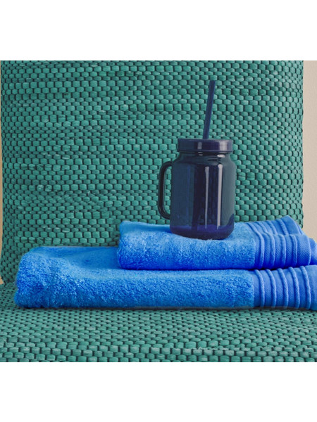 Πετσέτα Προσώπου Baboo Blue Modal -Cotton Cokitex (50x100) 1Τεμ