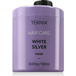 Lakme Teknia White Silver Μάσκα Μαλλιών για Προστασία Χρώματος Επανόρθωση & Φριζάρισμα για Βαμμένα Μαλλιά 1lt
