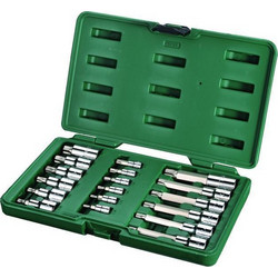 Σετ καρυδάκια μύτες torx 1/4" & 1/2" 18τεμ