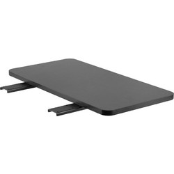 BRATECK ράφι γραφείου DET-4, ξύλινο, 600x409x30mm, 20kg, μαύρο