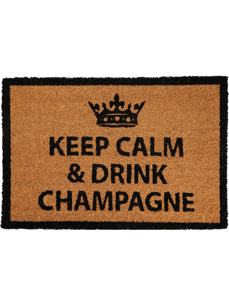 Πατάκι Εισόδου 40x60cm ''KEEP CALM & DRINK CHAMPAGNE'' MRShome DF-0007003