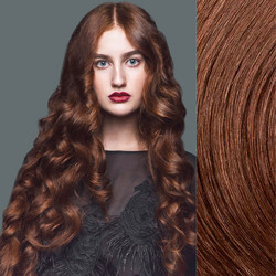 Extensions Κερατίνης Indiva - Τούφες Remy Καστανό Σκούρο Σοκολατί 3, 60-65cm