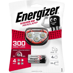 Energizer Vision HD 3 Φακός Κεφαλής Εργασίας Μπαταρίας Led Αδιάβροχος IPX4 300lm